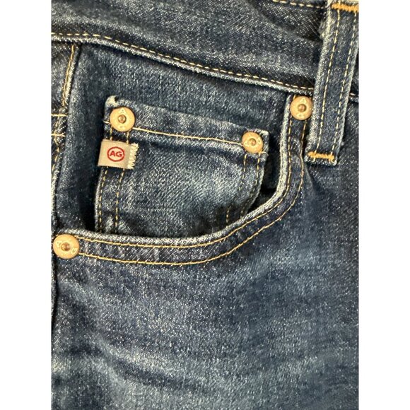 AG Womens 26 Jeans Alexxis High Rise Straight Leg Button Fly Blue Japanese Denim - Picture 8 of 13